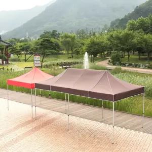 프리미엄 캐노피 천막 스틸 골조+지붕 3X4.5 3X6 포장마차 야외 실내 테라스 옥상 그늘막 텐트 행사용