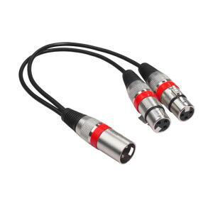 30cm XLR 분배기 남성-듀얼 여성 3핀 수-암 오디오 어댑터 케이블 마이크 앰프 스피커 믹서 용