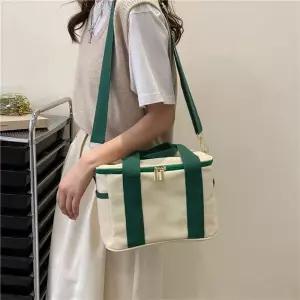 투톤 런치백 도시락가방 1개