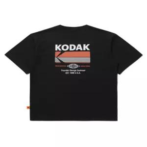 [정품] 코닥 KODAK 브리즈팝 에어로쿨 빅그래픽 반팔 티셔츠 BLACK K6223LRS54BLK