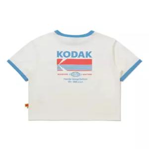 [정품] 코닥 KODAK 브리즈팝 빅그래픽 반팔 티셔츠 우먼 IVORY K6222LRS54IVR