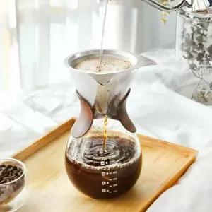 스텐필터 핸드드립커피 설렉트 핸드드립세트 시노글라스 커피 800ml