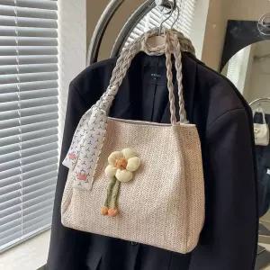 여자예쁜가방 왕골 가방 여자 포인트 여성가방 여자데일리백