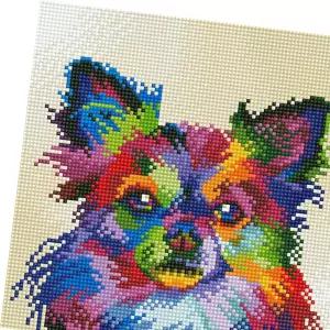 보석십자수 강아지 25x25