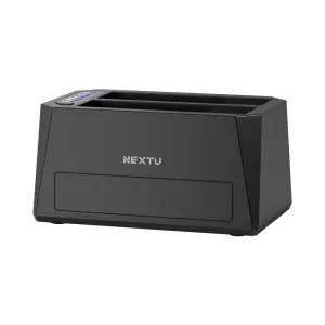 넥스트유 크발소 2베이 SSD HDD 하드 도킹스테이션 하드카피 복사기