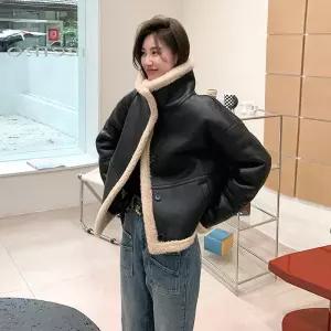 양가죽탕 여성 램스킨 자켓 숏탕 양털