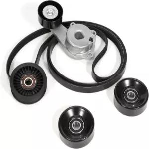 Dilomber 90K-38274A 드라이브 세르펜타인 벨트 텐셔너 풀리 완전 키트 Ford F150 F250 F350 Explorer Lobo