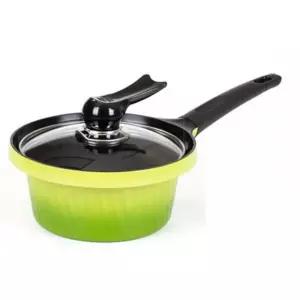 키친아트 냄비 통주물 세라믹 라면 편수 냄비 Y 18cm