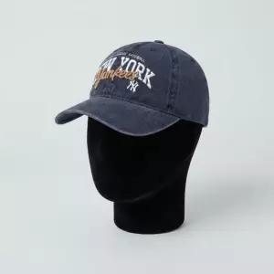 MLB 키즈 컬시브 로고 워싱 볼캡 뉴욕양키스 NAVY 7ACPB316N 50NYS