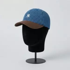 MLB 키즈 나노 루키 데님 볼캡 뉴욕양키스 BROWN 7ACP1116N 50BRS