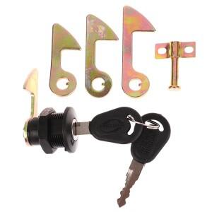 1세트 1 잠금 + 2 키 4  후크 전기 자동차 스쿠터 테일 박스 트렁크 액세서리 오토바이 후면 장치