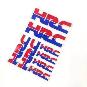 오토바이 자전거 헬멧 커버 자동차 스티커 반사형 hrc