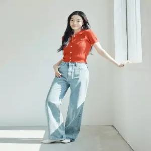리 LEE 우먼 스트레이트핏 데님 팬츠 인디고 미듐
