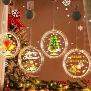 크리스마스 장식 3D 원형 컬러 LED 21cm 원룸인테리어 [BUX82346]