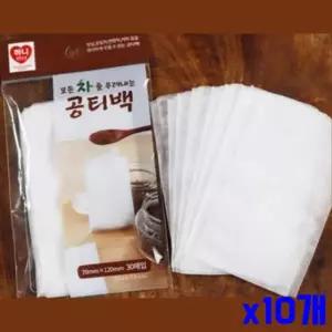 간편 차 우림 공티백 x10개 티망 차우림백 티백주머니 [BPY84836]
