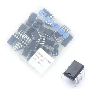 GuuYebe 50Pcs NE555 타이머 IC 555 DIP-8 타이밍 집적 회로 반도체 제품