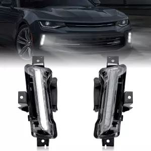 카마로 16-22용 KEWISAUTO LED DRL 안개등 LT 2016 / LS RS ZL1 2017 2019-2022 2PCS 용 전방 주간 주행등