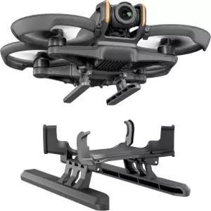 DJI AVATA 2 드론 액세서리용 STARTRC 랜딩 기어 보호용 접이식 확장 레그 키트 검은색
