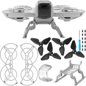 DJI 네오 드론용 크레이즈닉 프로펠러 - 가드 프로텍터 랜딩 기어 렌즈 커버가 장착된 4Pc 액세서리 세트