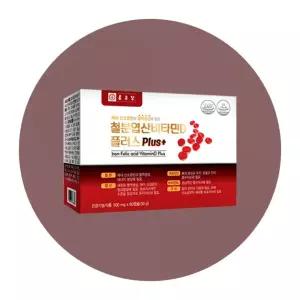 SIRU 종근당 철분엽산비타민D 플러스 500mg x 60캡슐 1박스