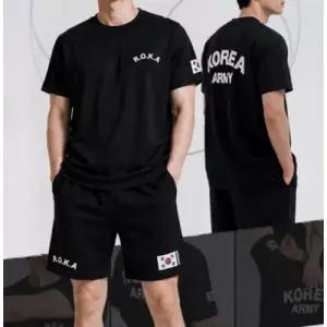 [텐바이텐][홍은]남여공용 데일리 Roka 반바지 4컬러 티셔츠 반바지 반팔티 군