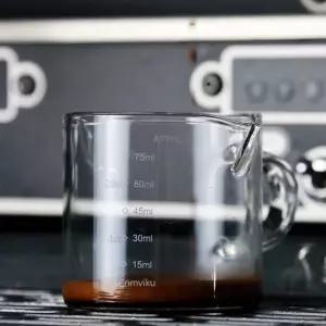 소량 컵 75ml 미니 투명잔 커피 찻잔