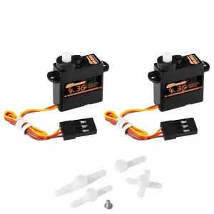 고정익 헬리콥터 비행기 드론 1/24 1/28 RC 카 SCX24 보트 로봇 장난감을 위한 DSPOWER 2PCS 4.3G 미니