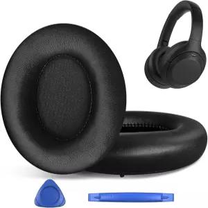 소니 WH-1000XM4 WH1000XM4 오버이어 헤드폰용 홉파워 교체 이어패드 고밀도 소음 차단 폼이 장착된 쿠션