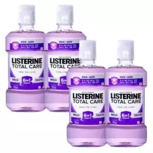 리스테린 토탈케어 마일드 입냄새제거 구강케어 가글 750ml X 4개