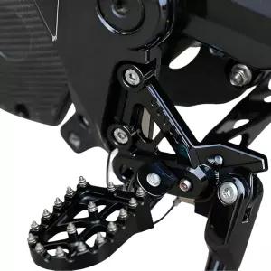 탈라리아 X3/MX3/MX4/MX5 코모도 전기 더트 바이크 블랙용 풋 페그스 CNC