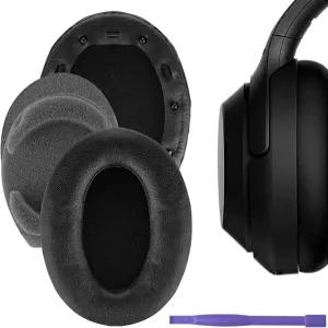 WH-1000XM3 이어 쿠션 교체 소음 차단 패드 소니 무선 노이즈 캔슬링 오버이어 헤드폰과 호환 - 두께 및
