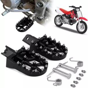 안신 풋 페그스 모터사이클 유니버설 CNC CRF XR CR 50-125cc CT200U 미니 바이크 SSR 아폴로 RFZ 타오타오
