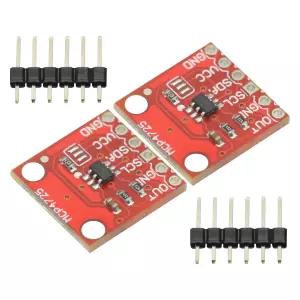 2Pcs MCP4725 12Bit I2C DAC 디지털 컨버터 모듈 디지털-아날롱 공급 아두이노 라즈베리 파이 2.7V-5.5V용