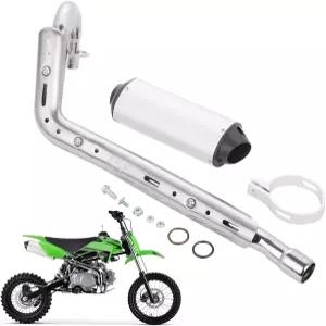 28mm 고성능 배기 머플러 소음기 파이프 조립 키트 90cc 더트 핏 바이크 CRF50 SSR 바하 쿨스터 피라냐