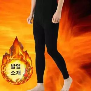 오너클랜 TBZ 남자 기모 스타킹 레깅스 히트 내복바지 속바지 남자발열내의 방한복 히트내의