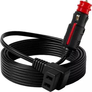 자동차 냉장고 DC 전원 코드 11.5피트 12V 및 24V 케이블 10A 퓨즈 RV 캠핑 여행용 휴대용
