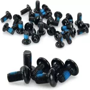 파베터 50pcs 자전거 브레이크 볼트 MTB 로터 M5x10mm 나사 스테인리스 스틸 T25
