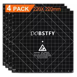 프리미엄 접착제 3D 프린터 히트 베드 플랫폼 스티커 시트가 포함된 DOBSTFY 프린팅 빌드 표면 Ender 3