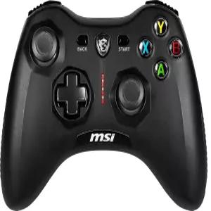 MSI Force GC30V2 무선 게이밍 컨트롤러 듀얼 진동 모터 연결 모드 교체 가능한 D패드 PC 및 Android와