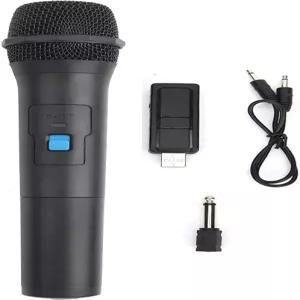 마이크 휴대용 VHF USB 수신기가 있는 무선 범용 노래방 교회 연설 결혼식 파티 노래를 위한 다목적