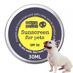 반려동물 SPF 50 자외선 차단 밤 30ml 강아지 고양이 코 발 보습 선블록