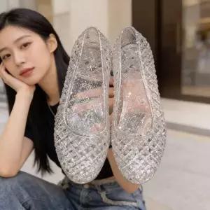 [에이치플러스몰]여성 샌들 플랫슈즈 펀칭 여름 신발 야외 데일리 외출 나들이