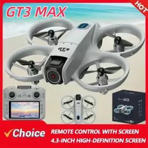 드론 202 신형 GT3mAX 8K HD 43인치 리모컨 헤드리스 모드 헬리콥터 360 ° 플립 쿼드콥터 미니