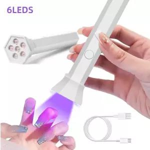 핀큐어램프 LINMANDA 18W 미니 UV LED 네일 램프 휴대용 젤 폴란드어 고속 건조 경화 빛 검은 손 6