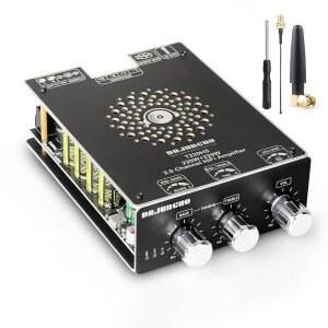 트레블 및 베이스 컨트롤 TPA3251 칩 DC 12-36V 블루투스 5.2 AUX 입력을 갖춘 440W 오디오 앰프 보드 DIY 무선 스피커용 2.0채널 스테레오 보드