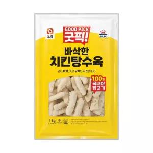 [NS홈쇼핑]사조오양 굿픽 바삭한 치킨 탕수육 1kg[36046138]