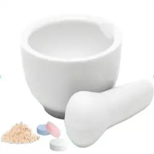 약사발 화이트 (봉포함) 유발유봉 소 9CM