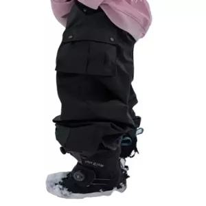 스노우보드 후드 남녀공용 상의 조끼 방수 검은색 데크