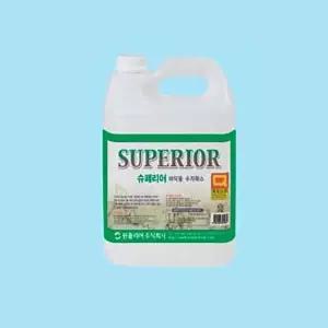 하드타입 바닥 코팅광택제 SUPERIOR 3.75L건물청소 빌딩 크리너 클리너 왁스 석재 대리석 대용량
