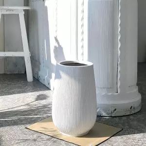 베하몰 마블 화분 플리츠 세로줄단지 20x38cm홈가드닝 식물키우기 꽃키우기 원예용 집들이선물 꾸미기 인테